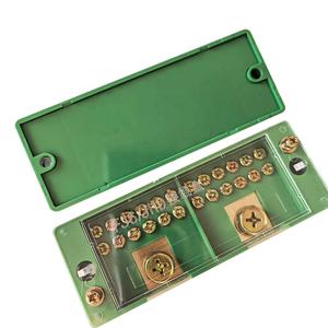 Kotak sambungan sambungan cepat 2 in 12 Out kotak Terminal penghubung cepat fase tunggal konektor kabel lemari pengukur koneksi FJ6 blok daya tinggi - Product Image 2