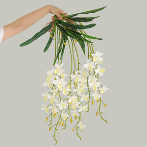 Fleurs tropicales artificielles de sensation réelle de jet d'orchidée de <span class=keywords><strong>Brassia</strong></span> pour des centres de table de luxe - Product Image 4