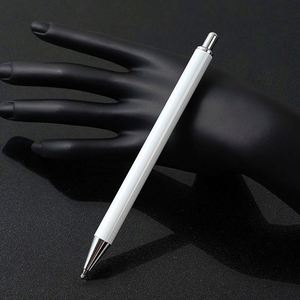 Vente flash - Stylo à bille en métal personnalisé avec logo, dégradé multicolore, encre gel neutre blanche, écriture fluide, pour le bureau et les étudiants - Product Image 3