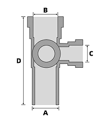 PVC-Reparaturplatten zur Volumenreduzierung, Kreuzverbinder und T-Stück für Wasserrohrreparatur und -modifikation - Product Image 3