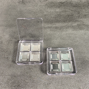 Commercio all'ingrosso <span class=keywords><strong>In</strong></span> magazzino 4 scomparti ombretto <span class=keywords><strong>trasparente</strong></span> fard <span class=keywords><strong>polvere</strong></span> custodia 5G portatile vuoto ricambio compatto - Product Image 2