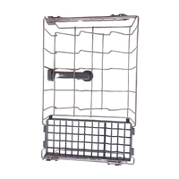 Panier à vaisselle multi-compartiments en acier inoxydable pour un rangement organisé des couverts