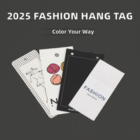 Étiquettes suspendues personnalisées de haute qualité, estampées à chaud, en papier écologique, design tendance, accessoires de vêtements pour vêtements, sacs, chaussures