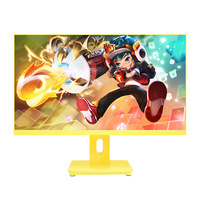 Écran d'ordinateur de bureau 27 pouces couleur Macaron IPS LED rétroéclairé, taux de rafraîchissement 240 Hz, 16:9, temps de réponse 5 ms, design bord à bord, haute performance