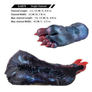 Masturbador de Pie GEEBA Alien, Masturbador Masculino de Silicona Suave, Vagina de Bolsillo, Canal Único, Masajeador de Pene, Masturbador de Fantasía, Fetiche de Pies - Product Image 3