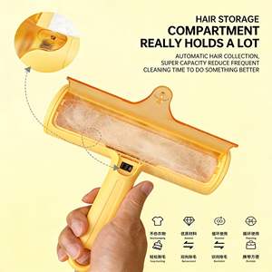 Rouleau Brosse Pliable en Caoutchouc <span class=keywords><strong>Anti</strong></span>-Statique pour Éliminer les Poils d'Animaux, Idéal pour Plusieurs Animaux Domestiques et le Nettoyage des Meubles à la Maison - Product Image 1
