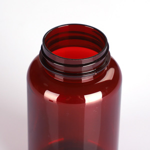 <b>200ml</b> transparent sealed PET plastic <b>bottle</b> for health supplement capsules, vitamin C, fish oil, and pharmaceutical packaging. - Product Image 3