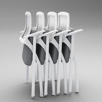 Chaise de formation Mekia en maille pliable et empilable avec tablette d'écriture, accoudoir rotatif, style minimaliste moderne pour bureau et salle de conférence