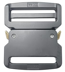 黑色狗项圈51毫米皮带重型快速释放金属战术扣 - Product Image 3