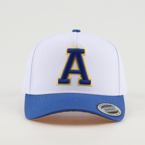 Vente en gros de chapeaux Snapback trois tons 100% coton 5 panneaux de haute qualité unisexe personnalisés chapeau de sport vintage à broderie 3D - Product Image 2