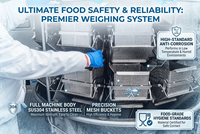 Automatische diepvriesfruitverpakkingsmachine VFFS voor IQF-bessen, mango, ananas en gemengd fruit