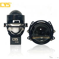 CYS F28 3 pouces 12V 6000K 5000LM Lentille de projecteur de voiture Bi-LED Haute Puissance pour la rénovation des phares de voiture