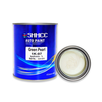 SHHCC 1K Verde Perla, Revestimiento Acrílico Líquido, a Base de UV, Impermeable, Brillante, Resistente a Desportilladuras, Pintura de Acabado Automotriz, Revestimiento Plástico