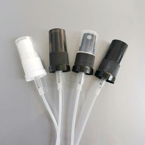 בקבוק זכוכית ענבר 50 מ "ל קפור ספייר זכוכית חומה בקבוק מרוסס עם 18/415 שחור פלסטיק - Product Image 4