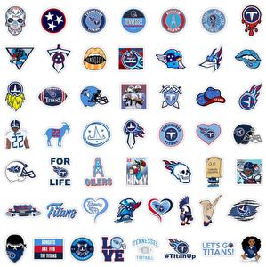 Tennessee tenessee titans 50 יח 'עמיד למים מדבקות pvc מדפי ויניל צוות כדורגל מדבקות לוגו קבוצת כדורגל - Product Image 2