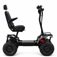 Scooter électrique pliable 4x4 4000VA 60V de haute qualité et économique, batterie au lithium 60V 31.2Ah, 4 roues motrices, pour personnes âgées et adultes