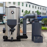 Chaudière à eau chaude à charbon de biomasse en bois de combustible solide 360kw à 2160kw système de tube de feu basse pression pour le chauffage industriel et de serre