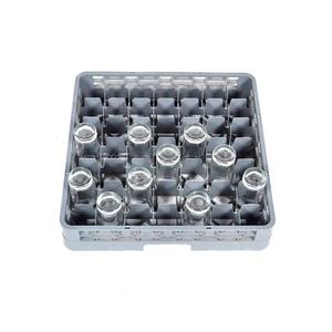 Support de lave-vaisselle carré commercial hôtel Restaurant couverts <span class=keywords><strong>Cage</strong></span> panier plateau de service en verre en plastique - Product Image 2