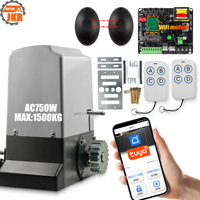 Kit d'ouvre-portail coulissant automatique intelligent Tuya 750W 1500kg à ressort avec module WiFi pour usage intensif