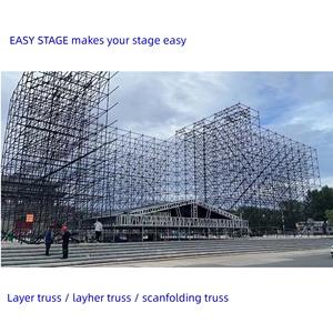 Structure de treillis Layher coupe-vent à haute résistance, durable et à charge lourde pour les spectacles en direct à grande échelle en extérieur sur le long terme - Product Image 6