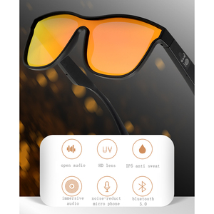 2022 mode BT appel musique sans fil lunettes de soleil Ar lunettes hommes femmes lunettes intelligentes PC caméra lunettes <span class=keywords><strong>miroir</strong></span> unisexe S noir - Product Image 3