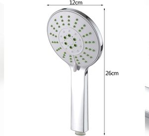 Pommeau de Douche Rond Moderne à 3 Modes, Haute Efficacité, Économiseur d'Eau, Installation Facile pour Salle de Bain - Product Image 3