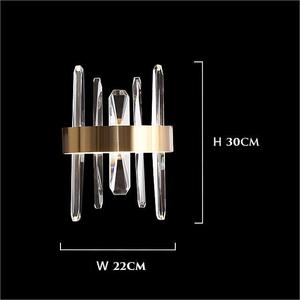 Yeni lüks kristal duvar lambası merdiven koridor oturma odası yatak başucu LED modern ışık - Product Image 3