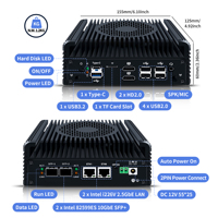 CWWK S2 Pfsense 10G N150 Güvenlik Duvarı Yönlendiricisi DDR5 Mini Bilgisayar 2 x 82599ES SFP+ 2 x i226V 2.5G Lan 2 x NVMe Mikro Güvenlik Duvarı Cihazı