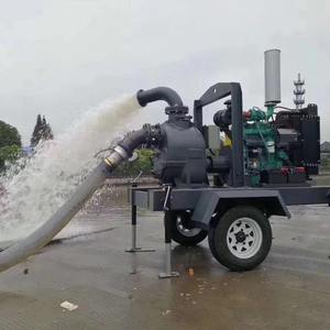 DEHUIKE Grande Fluxo Dupla Sucção Diesel Motor Bomba Caminhão Móvel Resgate De Emergência Alívio De Inundação Cidade Drenagem Bomba De Emergência - Product Image 4