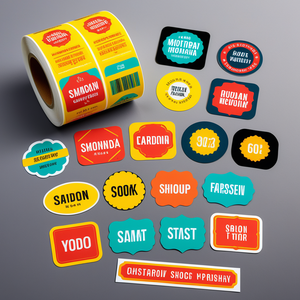 สติกเกอร์แบบกําหนดเอง Die Cut ของขวัญตกแต่งฉลากไวนิลสีสติกเกอร์กันน้ํา - Product Image 3