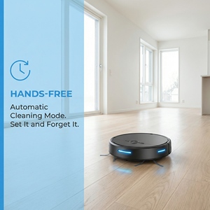 Robot aspirateur et serpillière intelligent 1000Pa pour nettoyage humide et sec à domicile - Product Image 4