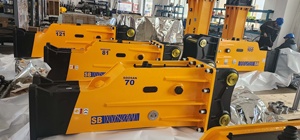 SOOSAN Nuevo Martillo Hidráulico SB 70 Tipo Caja para Excavadoras de 16-21 Toneladas, Maquinaria de Construcción, Cincel - Product Image 4