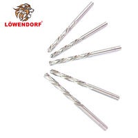 Forets hélicoïdaux de 7,5 mm M35 Cobalt HSS, lot de 10, entièrement affûtés, à queue droite, pour le travail des métaux
