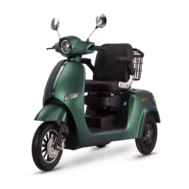 2024 Triciclo 1600 W scooter elétrico 3 rodas 60 V triciclos elétricos carro elétrico de três rodas para adulto