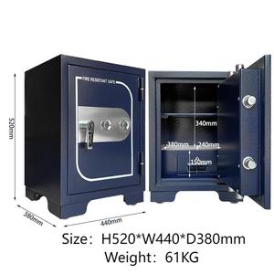 Lớn Xuất Khẩu An Toàn Xác Thực Vân Tay Chống Cháy Chống Trộm Hộ Gia Đình Đơn Vị Nặng Đôi Khóa An Toàn - Product Image 4