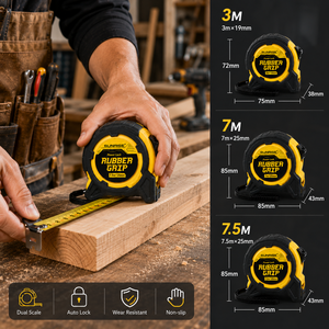 <span class=keywords><strong>Cinta</strong></span> Métrica Retráctil de Acero Inoxidable de 10m <span class=keywords><strong>con</strong></span> Carcasa de ABS de Alta Resistencia, Medición en Métrica y Pulgadas, Freno de Retracción Automática, Precisión - Product Image 2