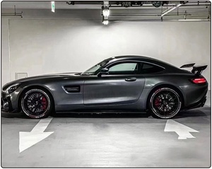 Kit de carrosserie de diffuseur arrière de jupe latérale de lèvre avant de modèle R de fibre de carbone de haute Performance adapté à Mercedes Bens <span class=keywords><strong>AMG</strong></span> GT <span class=keywords><strong>GTS</strong></span> - Product Image 5
