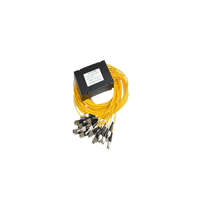 Divisor PLC de Fibra Óptica 1*16 SCAPC para Redes de Telecomunicaciones con Soporte IP GPRS, Conector Óptico Pasivo