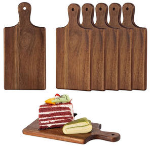 Haute qualité personnalisé acacia en bois anniversaire de mariage Charcuterie fromage viande Pizza <span class=keywords><strong>pain</strong></span> <span class=keywords><strong>planche</strong></span> à découper en bois avec poignée - Product Image 1