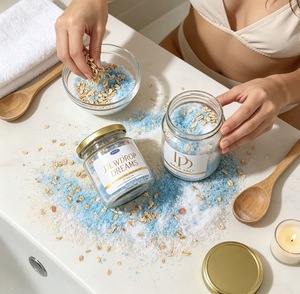Sachets de thé de bain aux herbes bio Dewdrop Dream Relaxing Rose Lemon Rosemary avec sels de bain, sels de l'Himalaya et sels <span class=keywords><strong>d</strong></span>'<span class=keywords><strong>Epsom</strong></span> pour adultes - Product Image 5