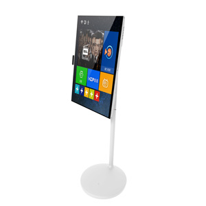 New Design Built-in Battery TV 27 Inch 8+128GB Full HD 1080p White Smart Portable on Wheels Portable Rotatab - Product Image 1