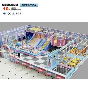 Parque Infantil Interior con Forma de Castillo de Ensueño de 200 Metros Cuadrados y Equipo de Escalada para Niños - Product Image 3