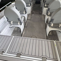 Nouveau bateau de plaisance de tourisme en aluminium soudé de 9 m (30 pieds) pour le transport de passagers