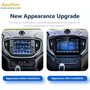 Android màn hình cảm ứng Auto <span class=keywords><strong>stereo</strong></span> đa phương tiện Video <span class=keywords><strong>Player</strong></span> GPS navigation không dây Carplay đài phát thanh xe cho MASERATI Ghibli 2013-2016 - Product Image 3