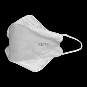 Masker wajah <span class=keywords><strong>Respirator</strong></span> KN95 KF4 sekali pakai, kapasitas penyaringan tinggi untuk perlindungan debu - Product Image 5