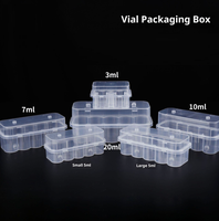 Boîte de rangement en plastique PP de qualité industrielle, empilable, rectangulaire, avec support pour logo personnalisé