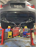 ING pour Lexus RCF 5.0 Catback système d'échappement tuyau en acier inoxydable avec silencieux à soupape vente chaude pièces de réglage de Performance automatique