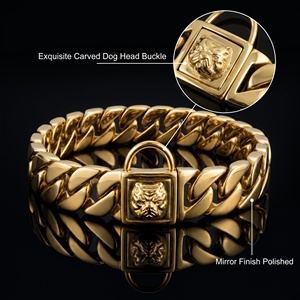 Collier de chien en acier inoxydable robuste de 32 mm, collier de compression en métal 316L indestructible pour grands chiens, <span class=keywords><strong>Pitbull</strong></span>, <span class=keywords><strong>Bully</strong></span>, vente en gros - Product Image 6