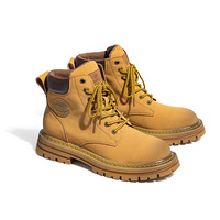 Nouvelles Arrivées Automne 2026 : Bottes Mi-Mollet Unisexe Jaunes Polyvalentes et Élégantes, Style Hong Kong Tendance, Inspirées Instagram, pour Couples