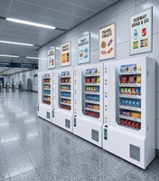 Distributeur automatique mural compact à LED, modèle mini, en promotion